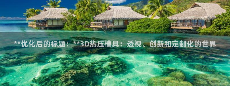 易倍申有用吗：**优化后的标题：**3D热压模具：透视、