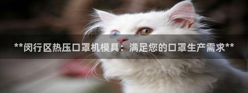 emc全站易倍：**闵行区热压口罩机模具：满足您的口罩生