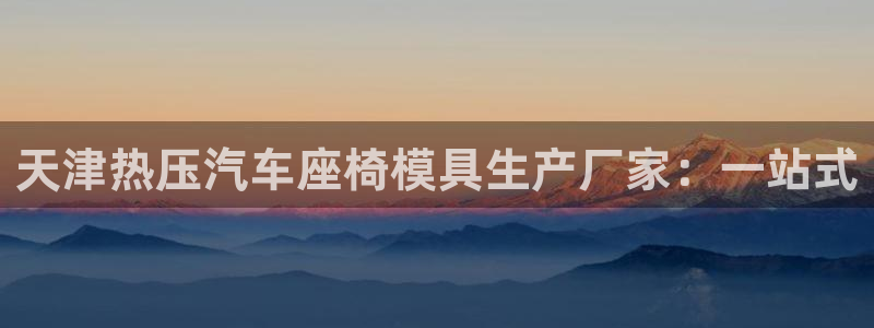 易倍下载手机版：天津热压汽车座椅模具生产厂家：一站式