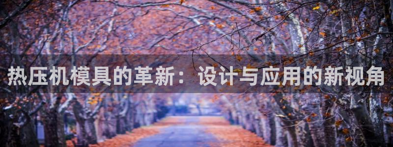 易倍申上市时间：热压机模具的革新：设计与应用的新视角